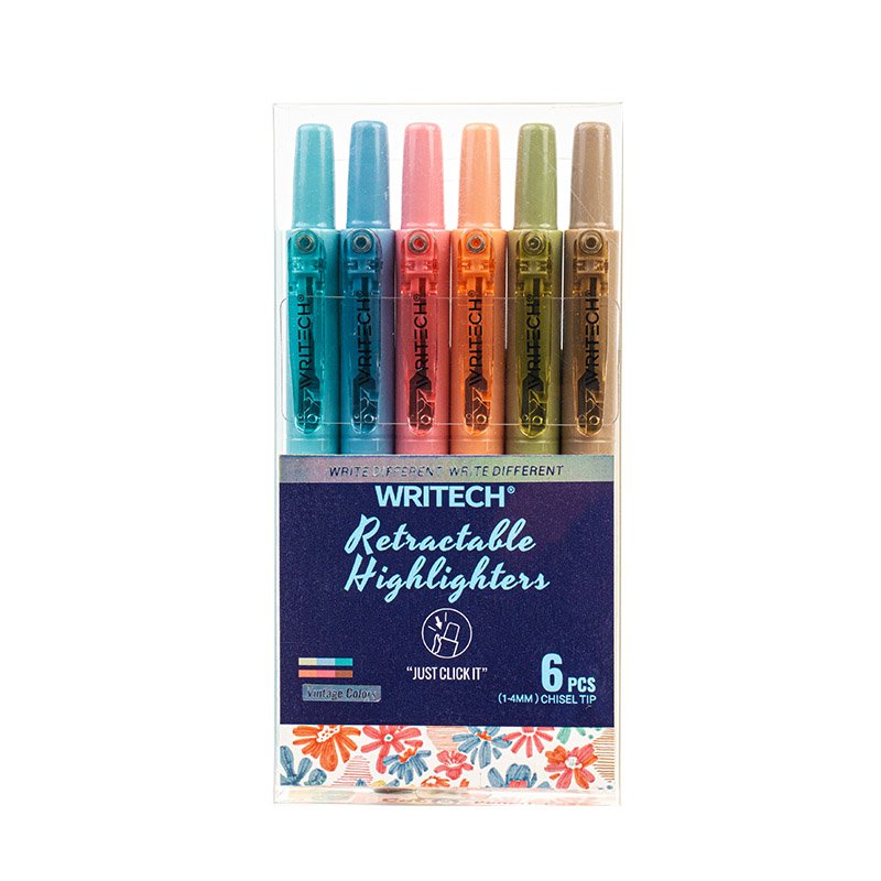 Retractable Highlighter W-805V-338